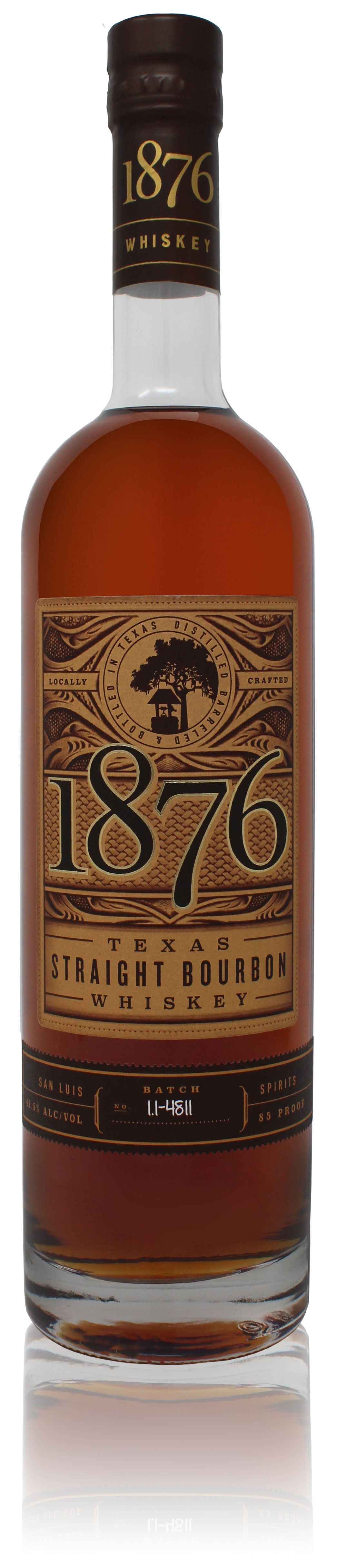 1876 Texas Straight Bourbon 750ml